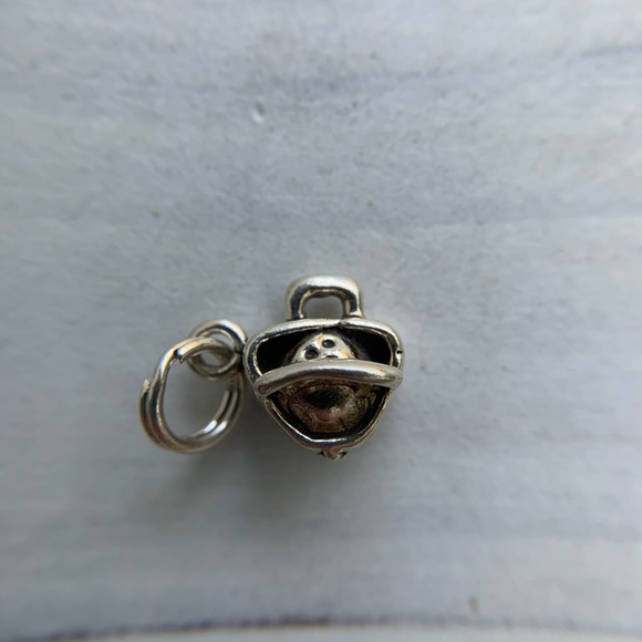 Sterling Silver Bowling Bag Charm - Picture 3 of 6